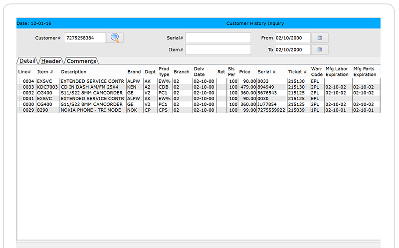 customer database software